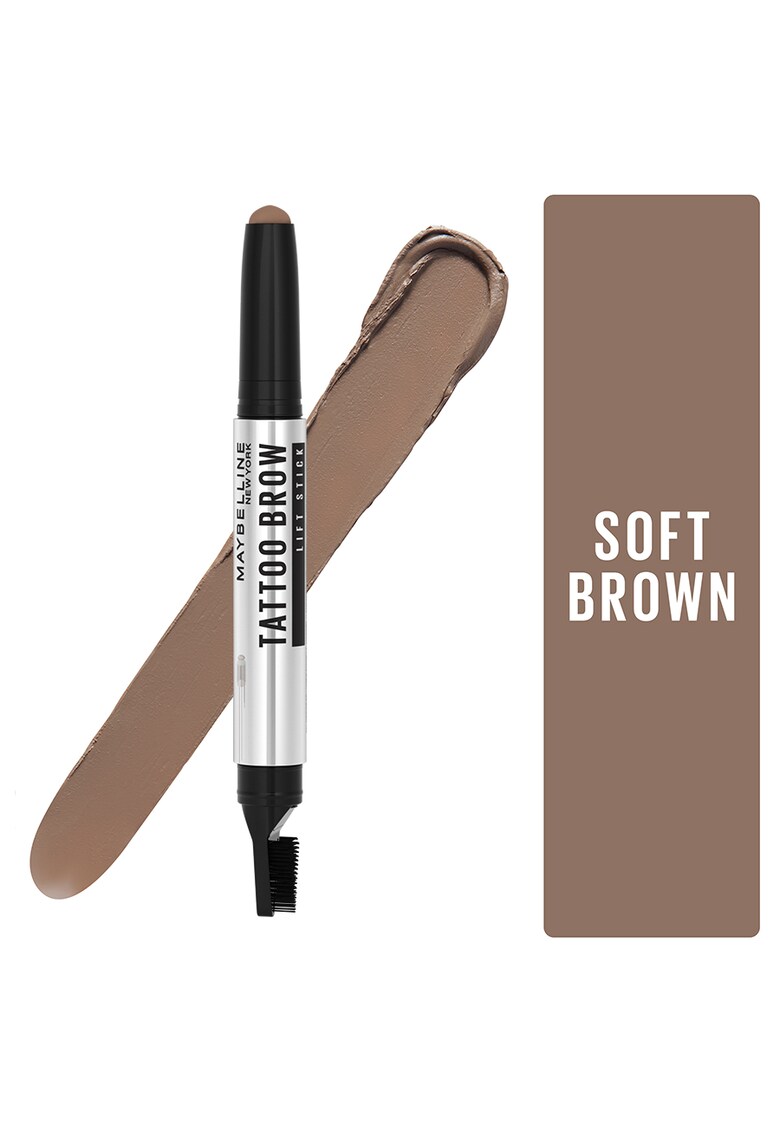 Creion pentru sprancene maybelline new york tattoo brow lift 02 soft brown