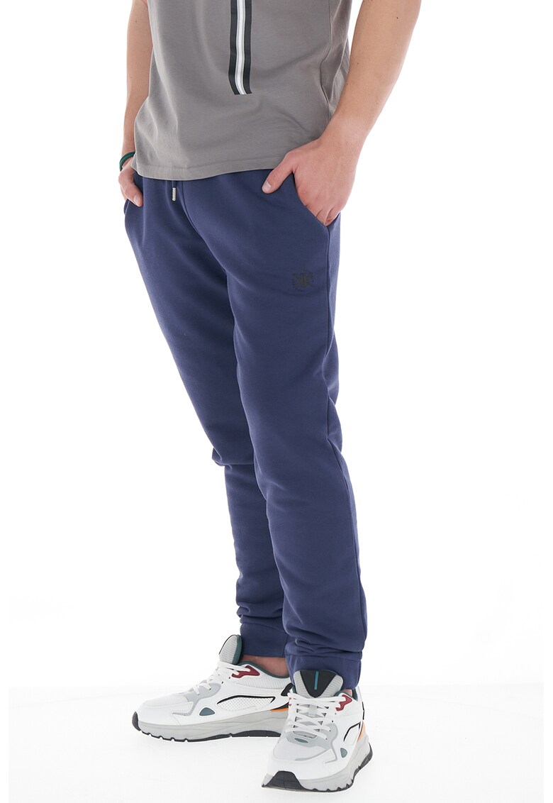 Pantaloni sport cu imprimeu logo