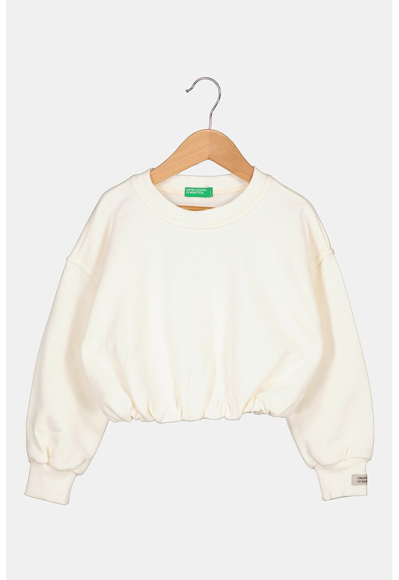 Къс суитшърт с паднали ръкави United Colors of Benetton