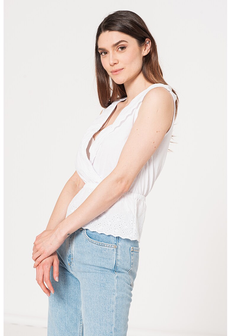 Haily’s - Bluza din amestec de bumbac cu decolteu in V Chloe