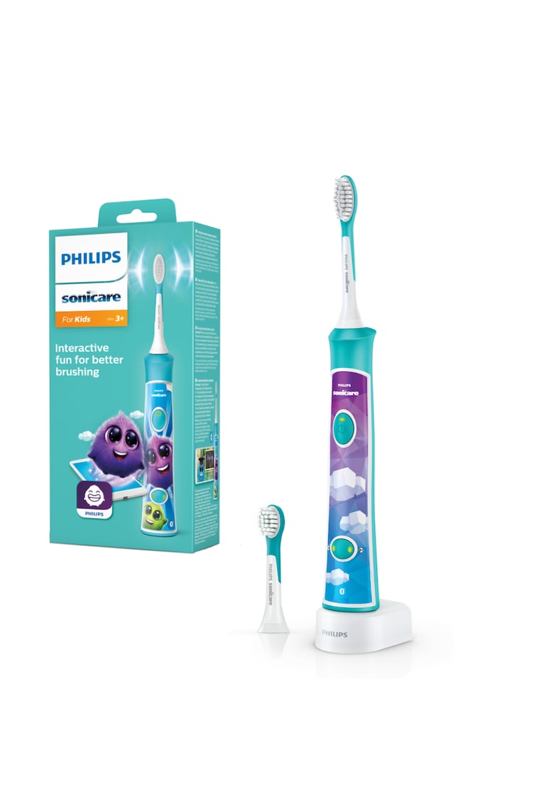 Kids HX6322/04 - Bluetooth® incorporat - 2 moduri - 2 capete de periere - Numar de miscari/minut 62000