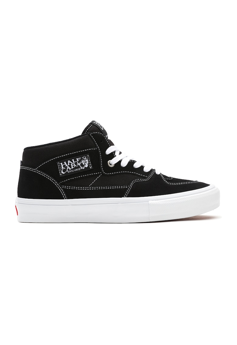 Pantofi sport mid-cut cu insertii de piele intoarsa Skate Half Cab