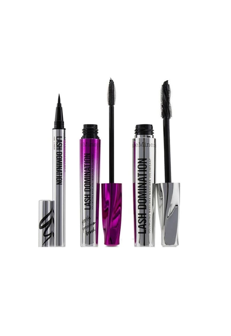 Set mascara Lash Domination Trio - Volumizing Mascara - Ink Liner - 3x11ml