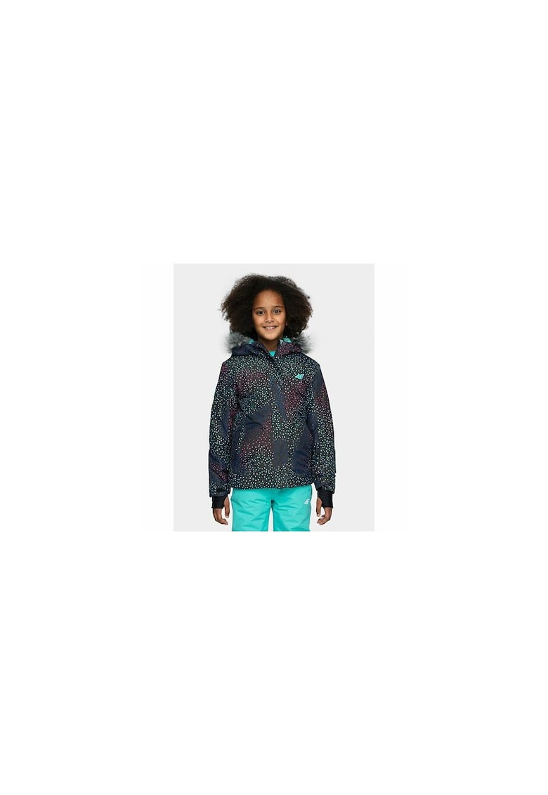 Geaca de schi pentru fete - Poliester - Multicolor