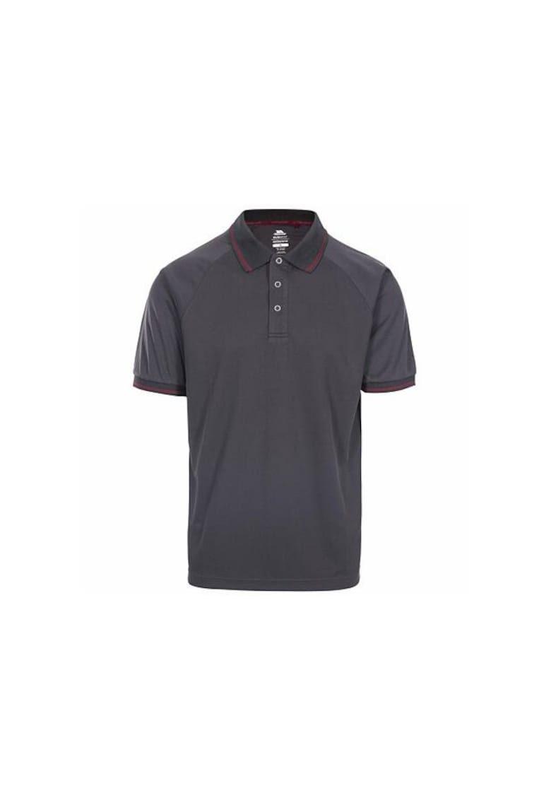 Tricou polo BONINGTON - Poliester - Gri inchis - Gri inchis