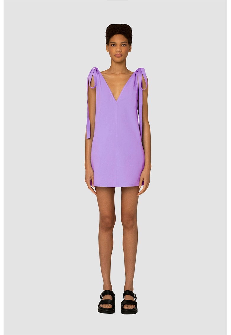 Rochie cu buzunare laterale si decolteu adanc in v jagger