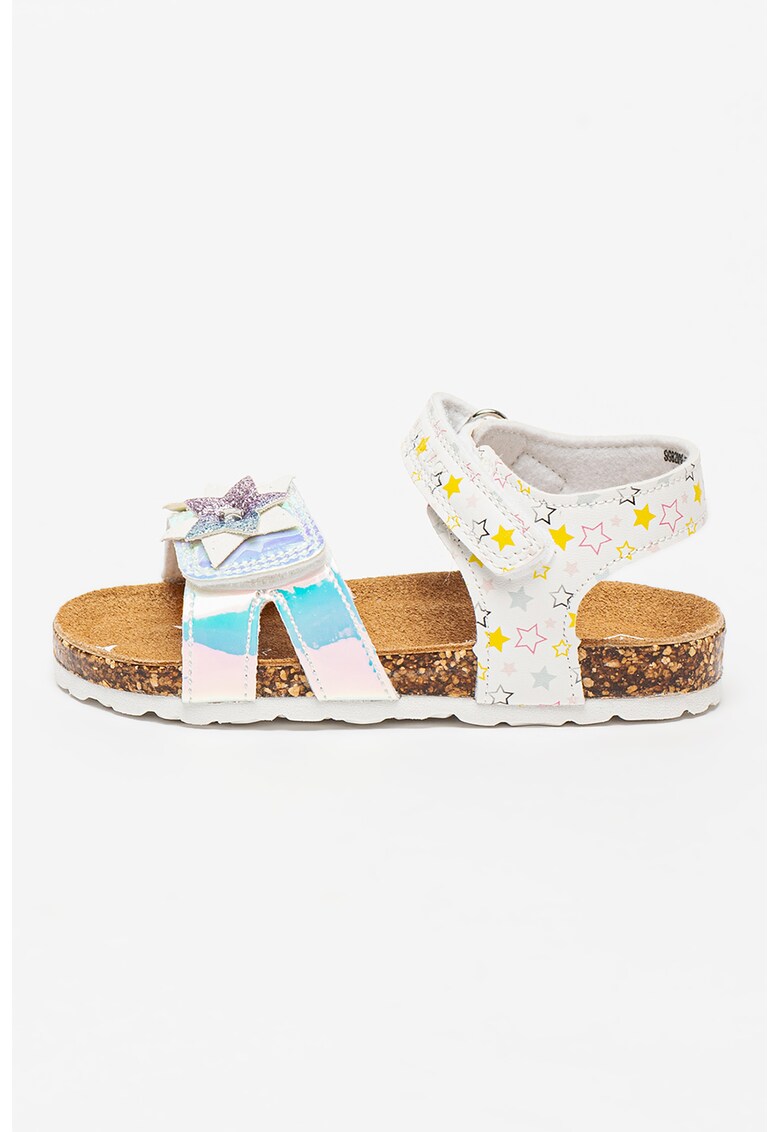 Sandale de piele ecologica cu velcro si imprimeu cu stele Mac Answear 2023-05-31