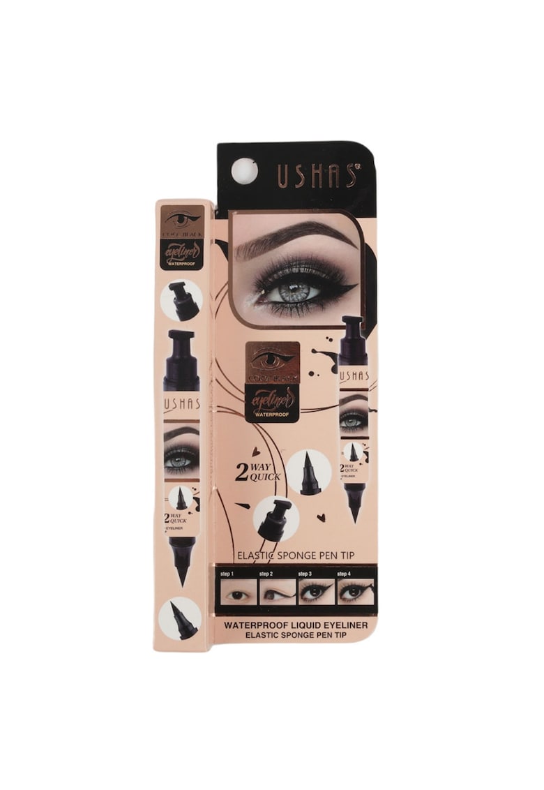 Tus pentru Ochi Tip Carioca cu Stampila - Waterproof Eyeliner - Negru Intens