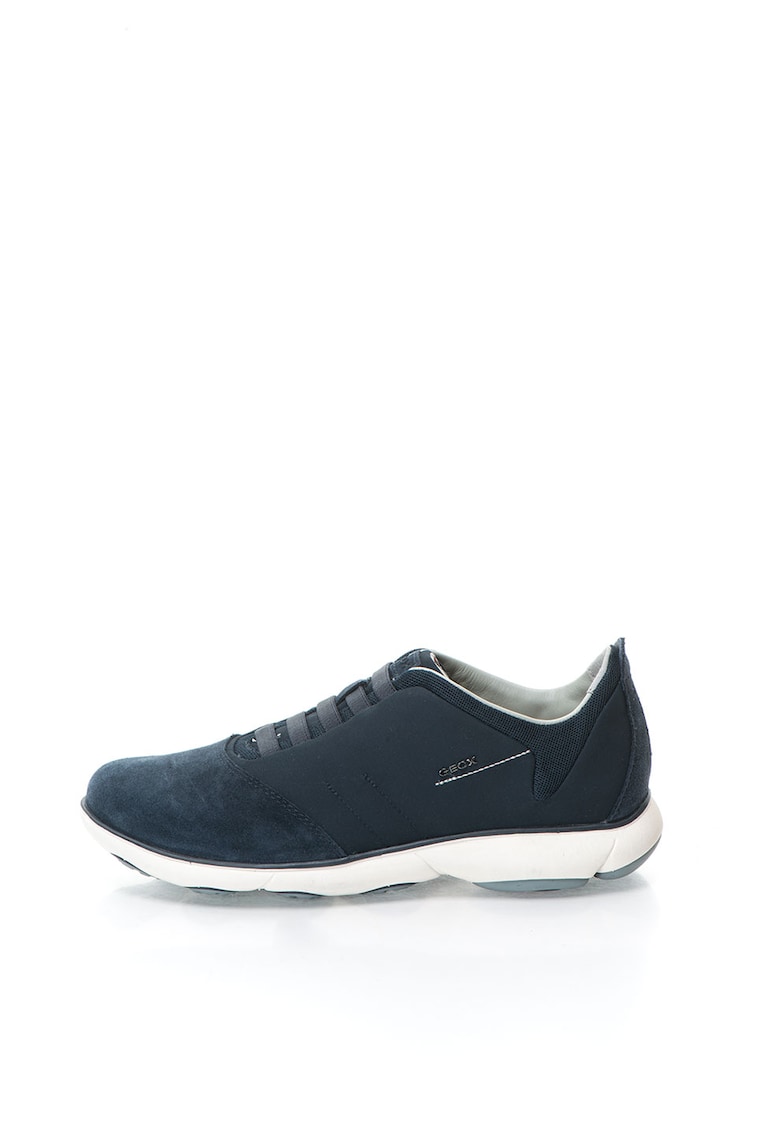 Pantofi sport bleumarin din material textil si piele intoarsa Ne fashiondays.ro