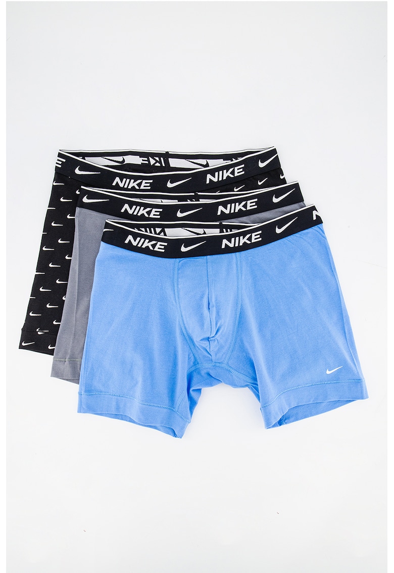 Set de boxeri cu banda logo in talie - 3 perechi