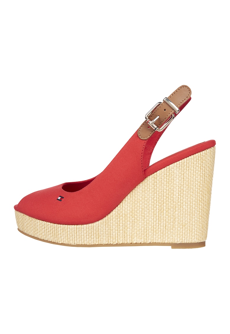 Sandale-espadrile cu talpa wedge