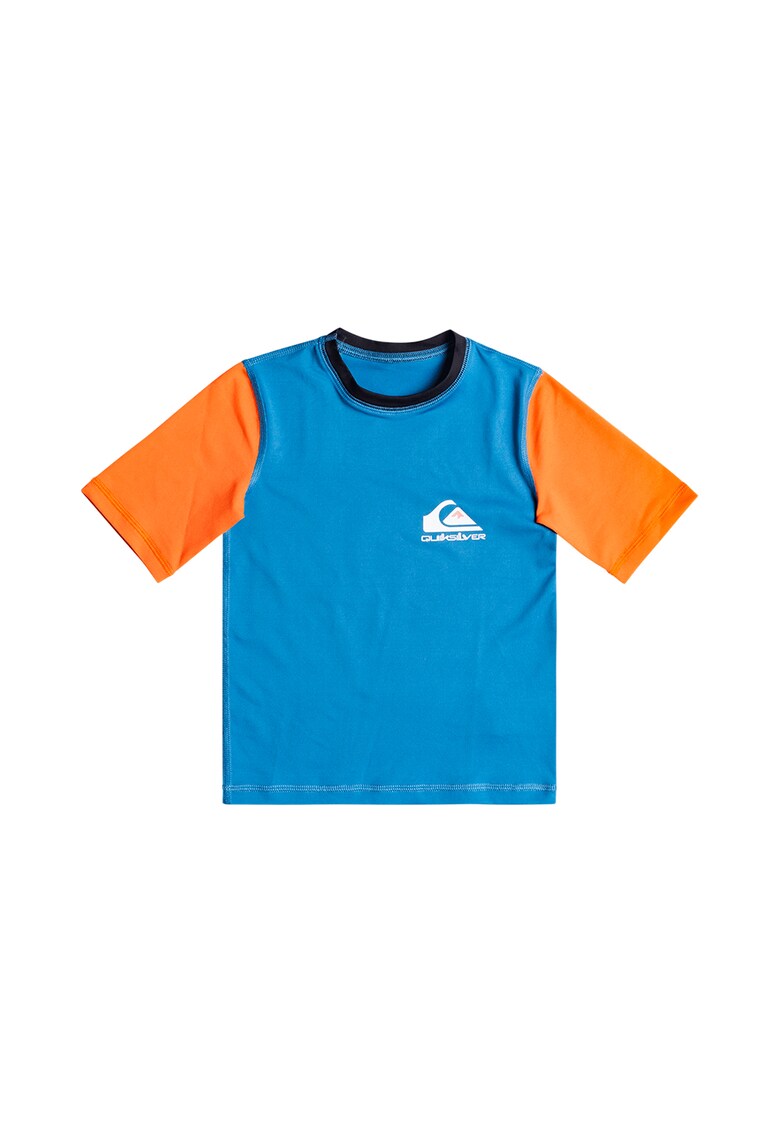 Tricou cu decolteu la baza gatului si maneci contrastante Heatsomni
