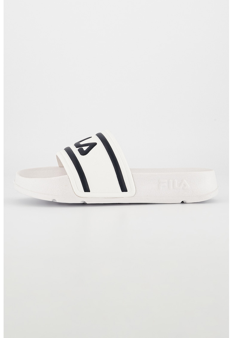 Papuci cu logo Morro Bay - Alb