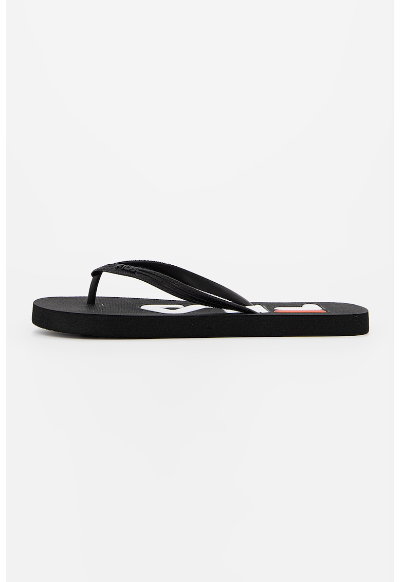 Papuci flip-flop cu logo stantat Troy