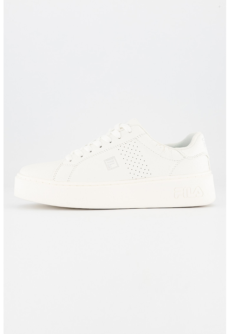 Fila Pantofi sport din piele ecologica Crosscourt Altezza Plain - Alb