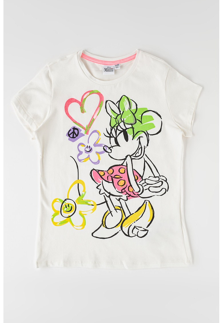 Tricou de bumbac cu Minnie-Mouse