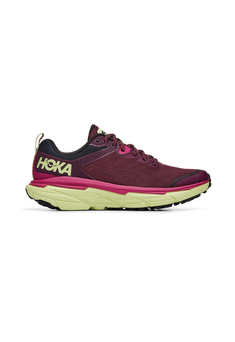 Pantofi de plasa cu insertii sintetice pentru alergare Challenger Atr 6 Hoka fashiondays.ro