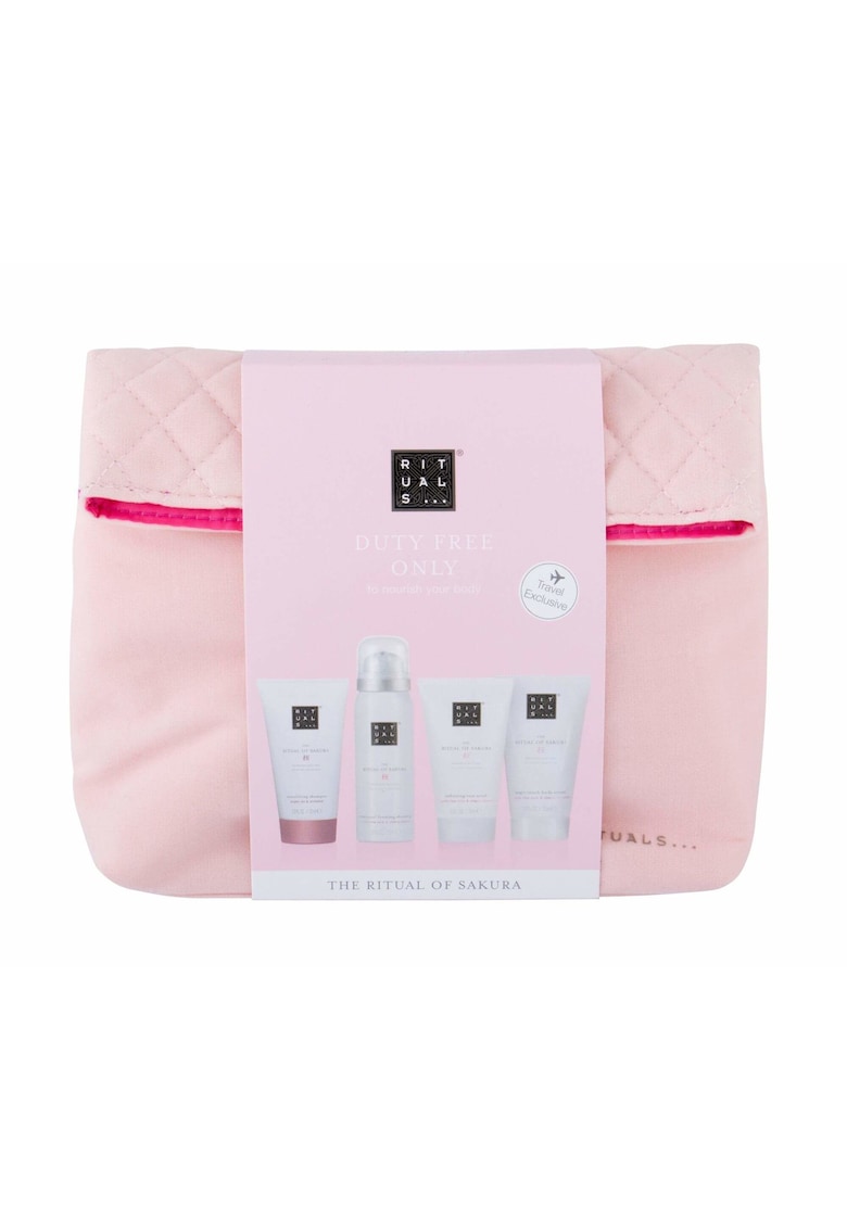 Set de ingrijire Of Sakura 50ml Gel de dus spumant+70ml sampon+70ml balsam+70ml Crema de corp - Unisex