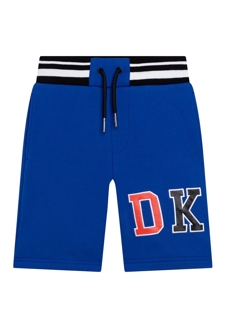 Pantaloni scurti cu snur de ajustare si logo DKNY DKNY
