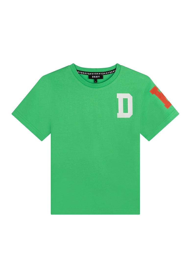 Tricou din bumbac cu imprimeu logo DKNY  Imbracaminte