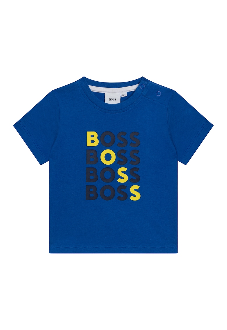 Tricou de bumbac cu imprimeu logo Boss Boss