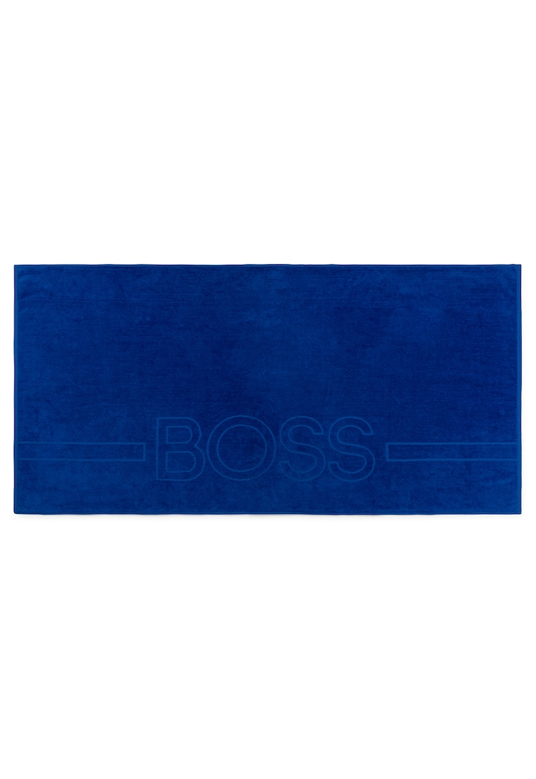 Prosop din material terry cu logo Boss imagine 2022 13clothing.ro