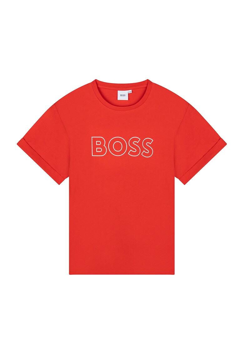 Tricou de bumbac cu imprimeu logo BOSS  Imbracaminte