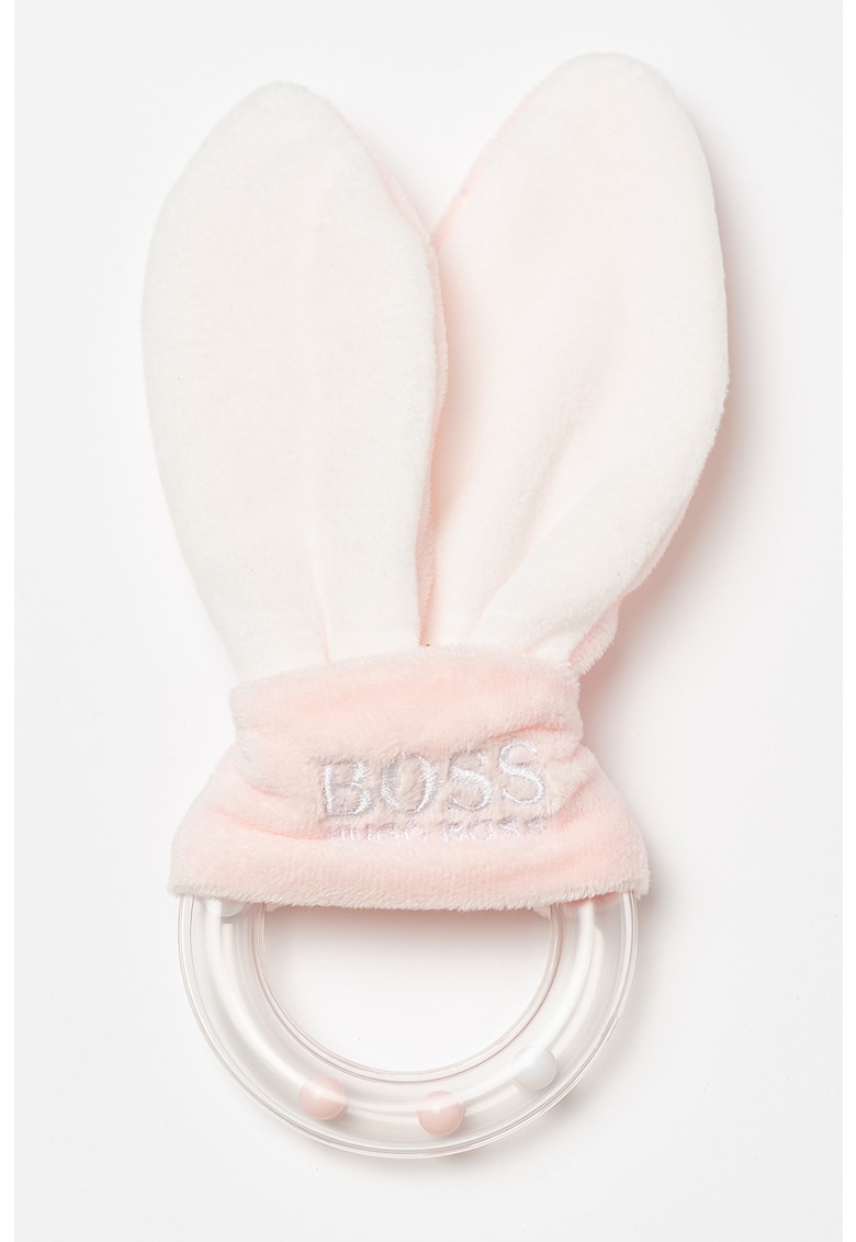 Jucarie pentru dentitie cu model urechi de iepure BOSS Kidswear ACCESORII/Accesorii