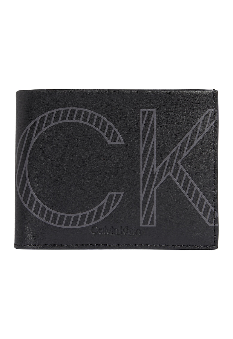 Portofel de piele cu logo