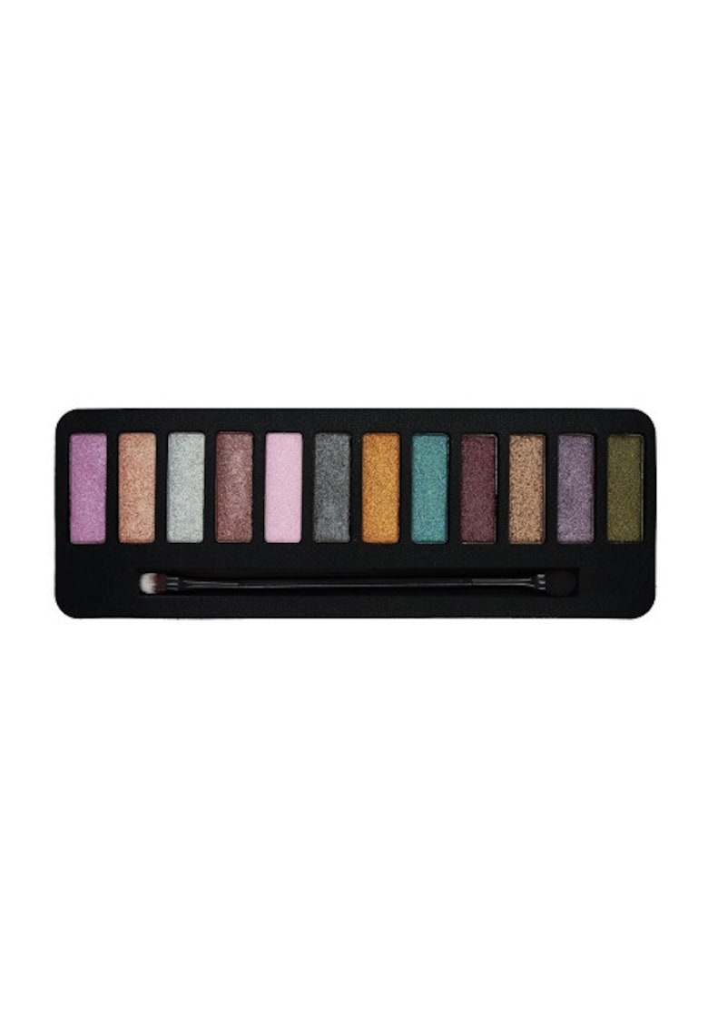 Paleta farduri de ochi metalice - Metal Pop - Soft Mettalic Shimmers - 12 nuante