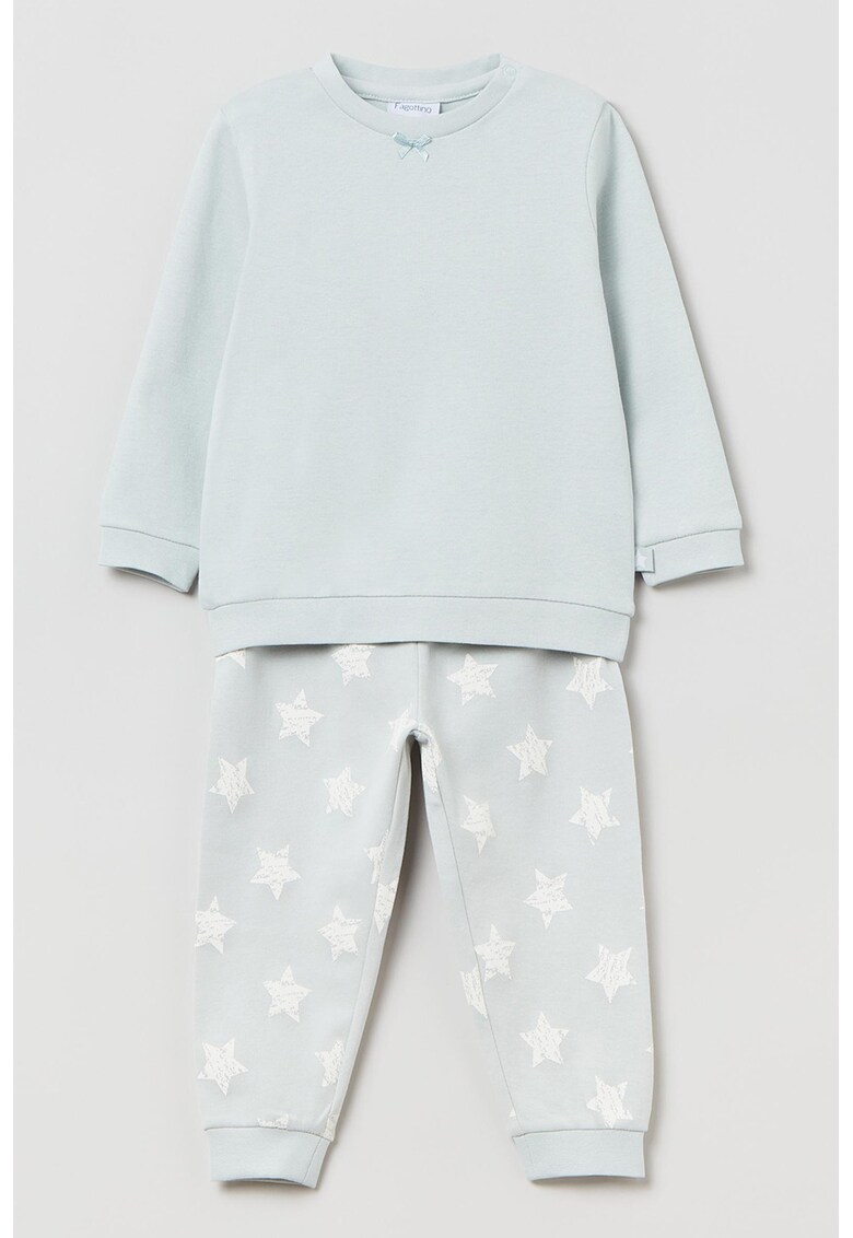 Pijama cu pantaloni cu imprimeu cu stele fashiondays.ro imagine noua 2022