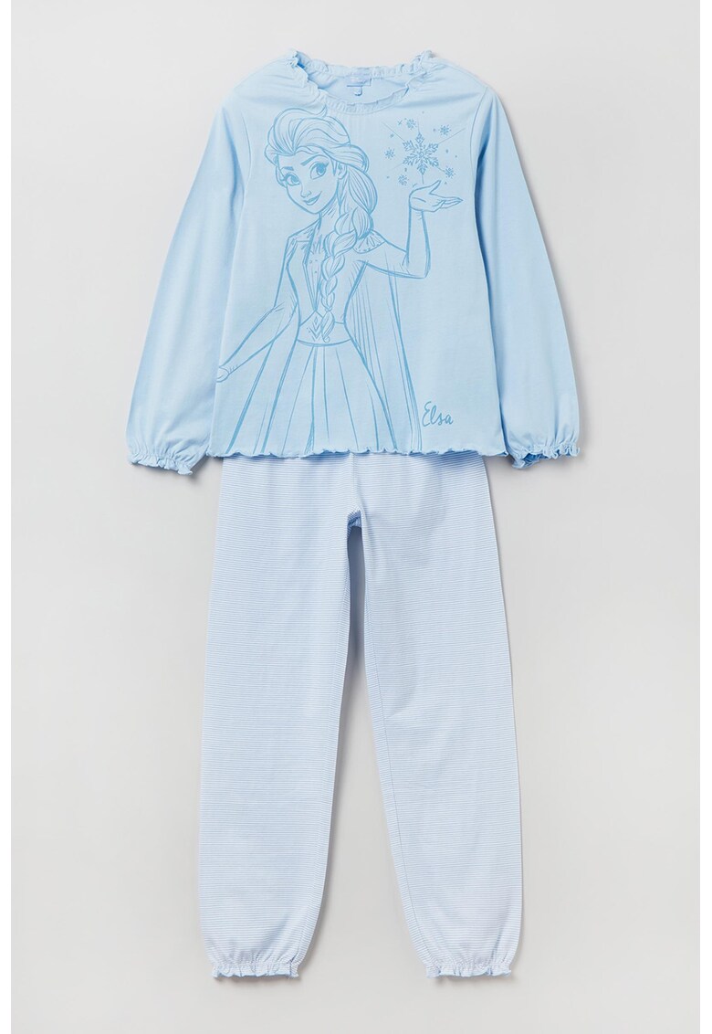 Pijama cu imprimeu Frozen fashiondays.ro