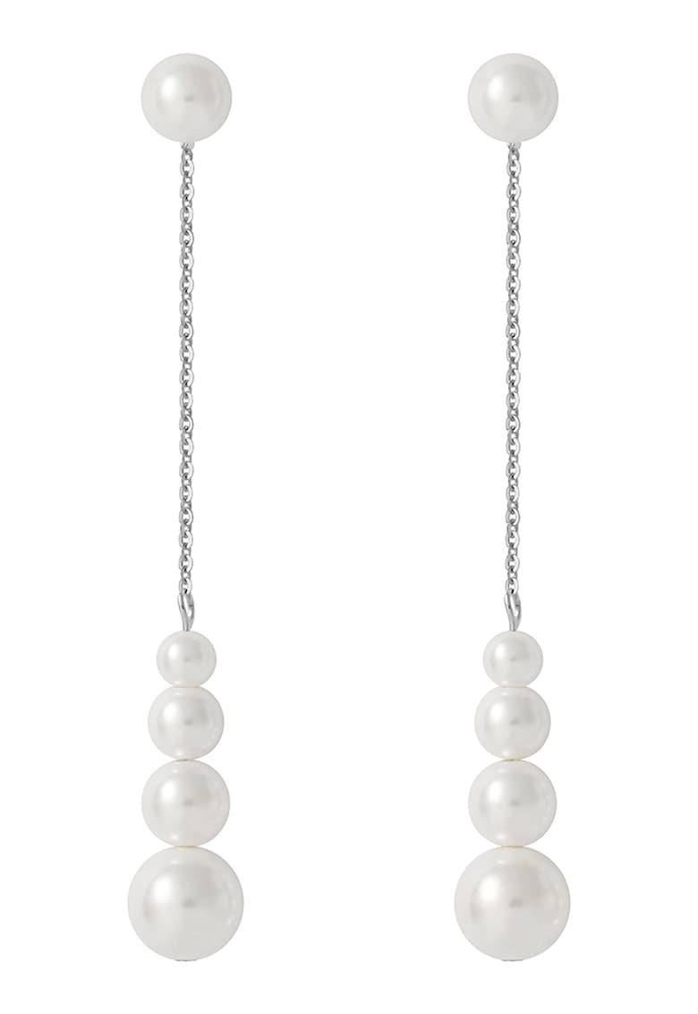 Cercei drop de argint 925 – decorati cu perle fashiondays.ro