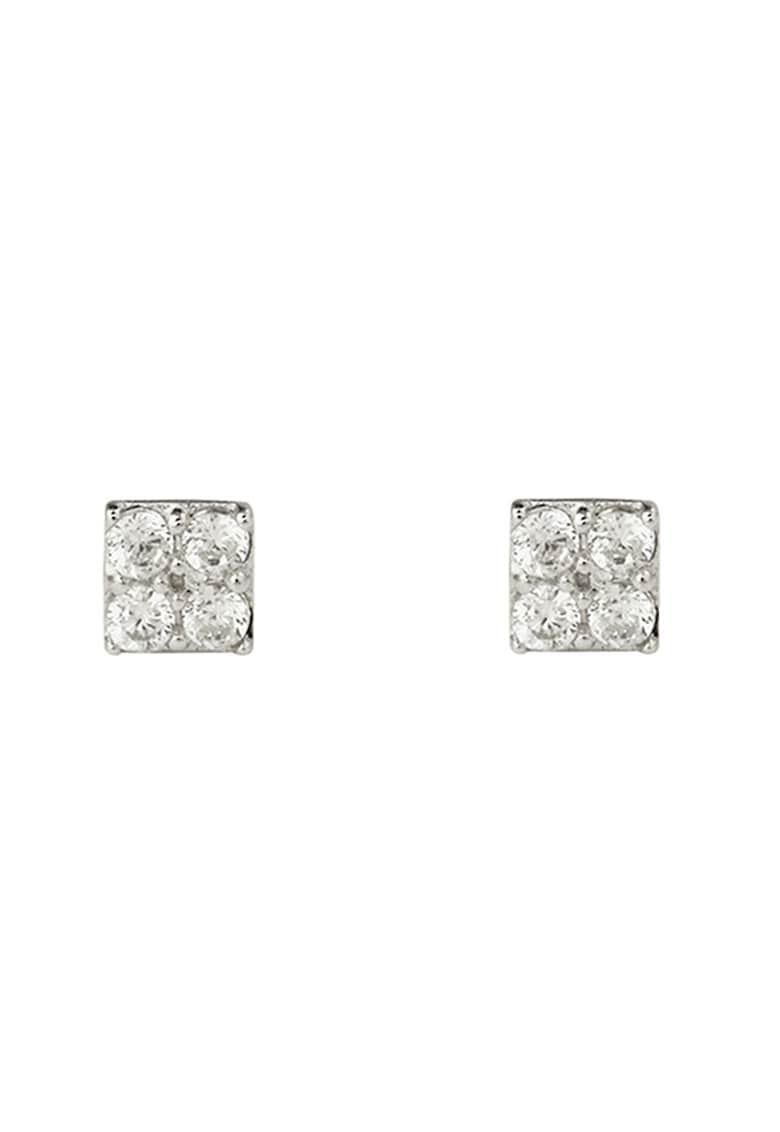 Cercei de argint decorati cu cristale Lisa&Co. ACCESORII/Bijuterii