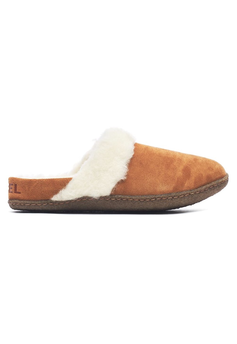 Papucei de casa - model Nakiska Slide II - Piele Intoarsa