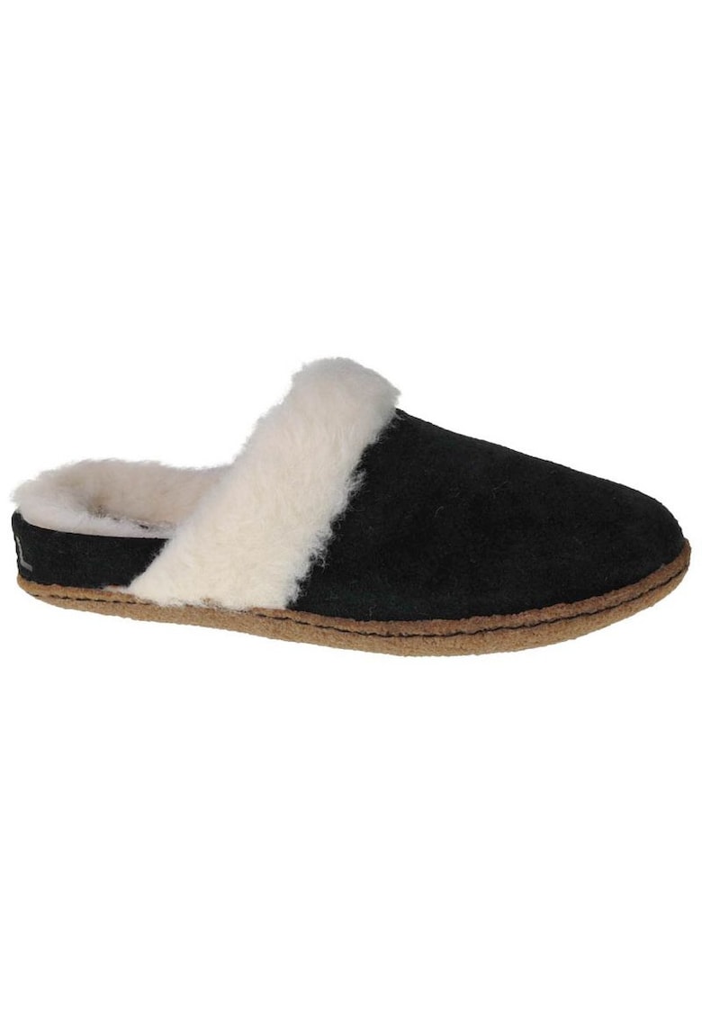 Papucei de casa - model Nakiska Slide II - Piele Intoarsa