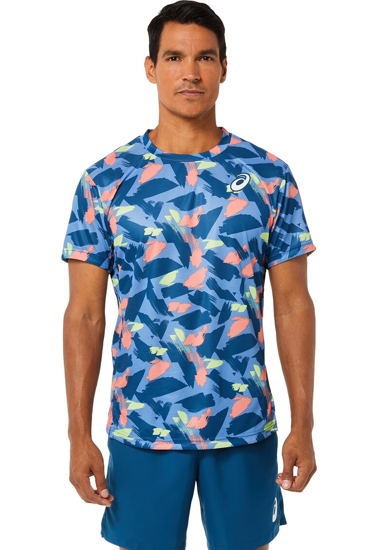Tricou cu model abstract – pentru tenis Asics  Imbracaminte