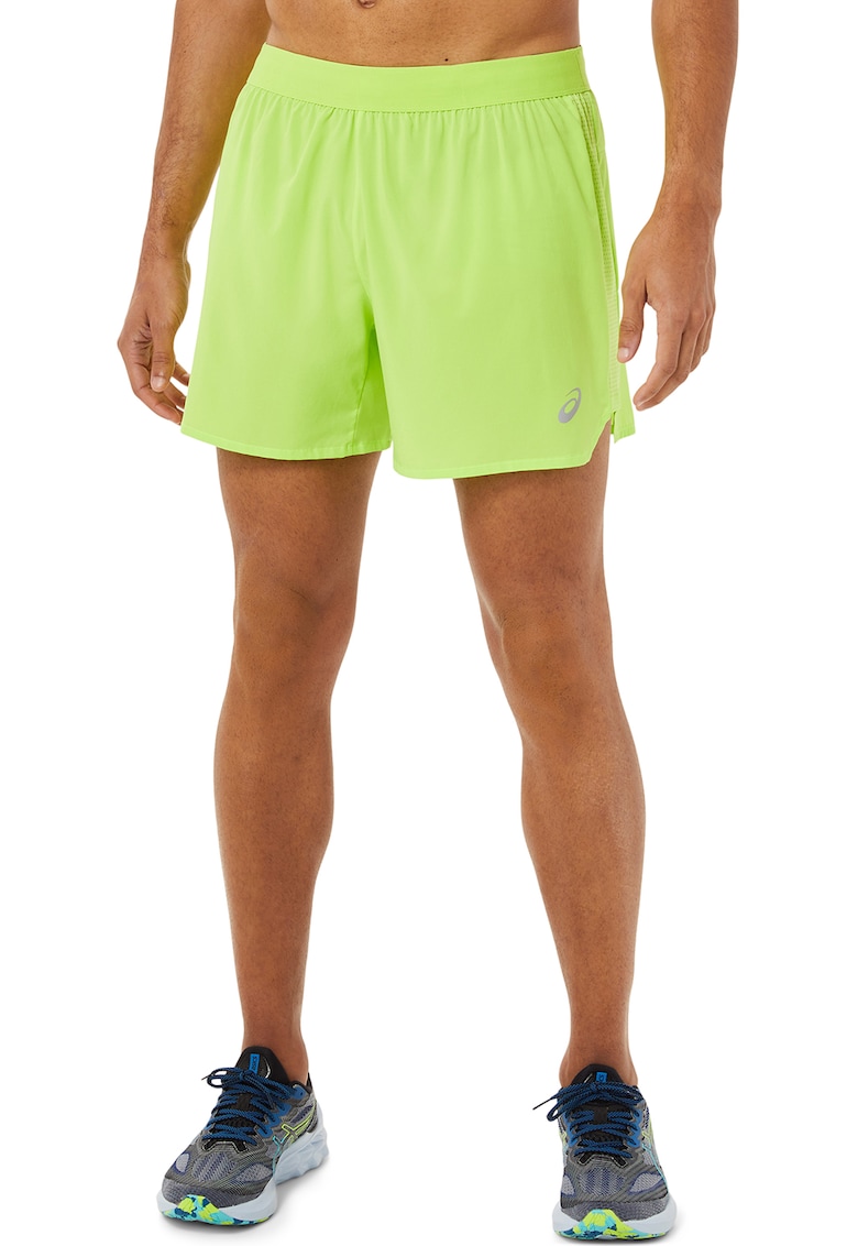 Pantaloni scurti cu talie elastica - pentru alergare - Verde fistic