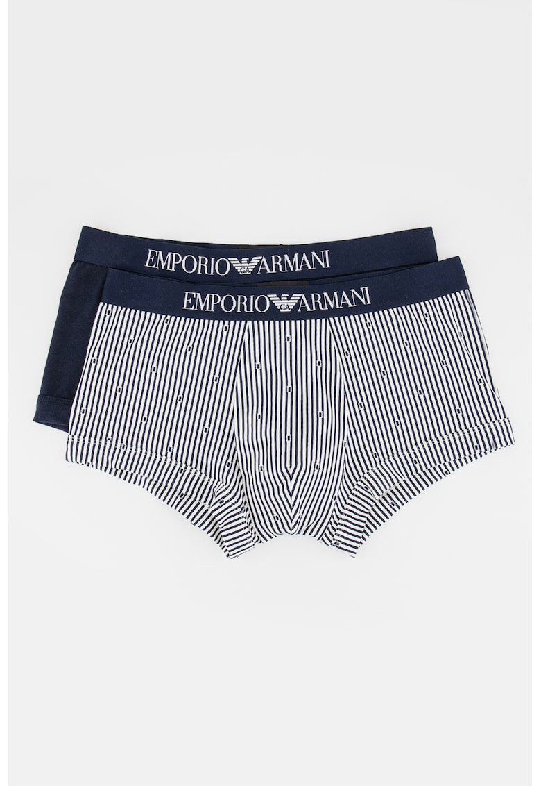 Боксерки с лого на талията - 2 чифта Emporio Armani Underwear