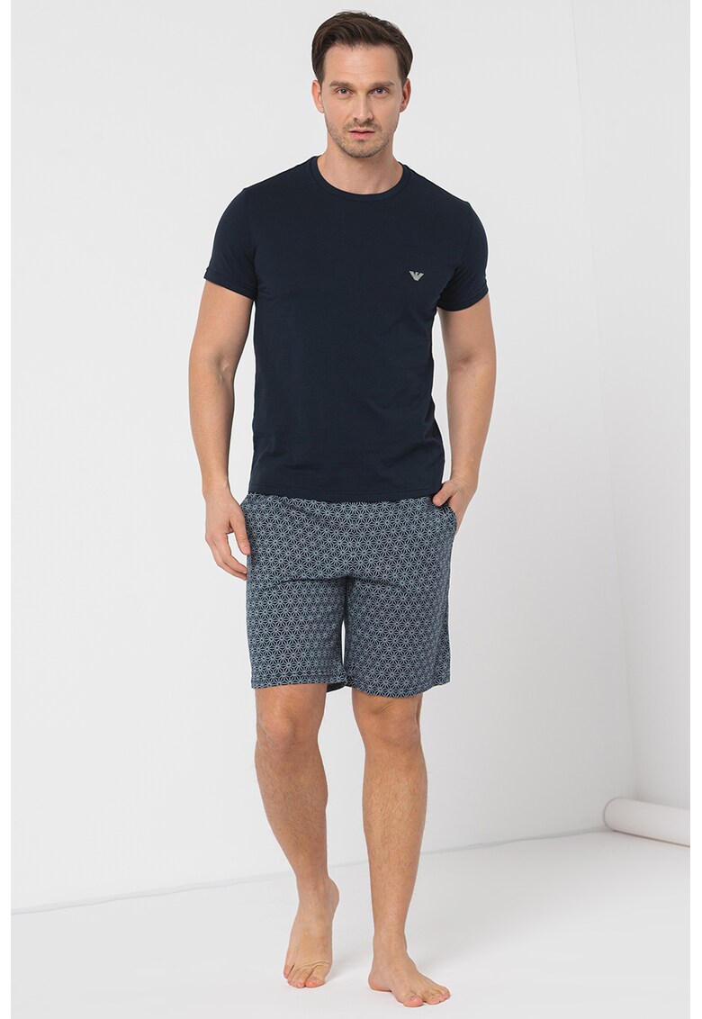 Emporio Armani Underwear Къса памучна пижама за Мъже Emporio Armani Underwear Къса памучна пижама за Мъже