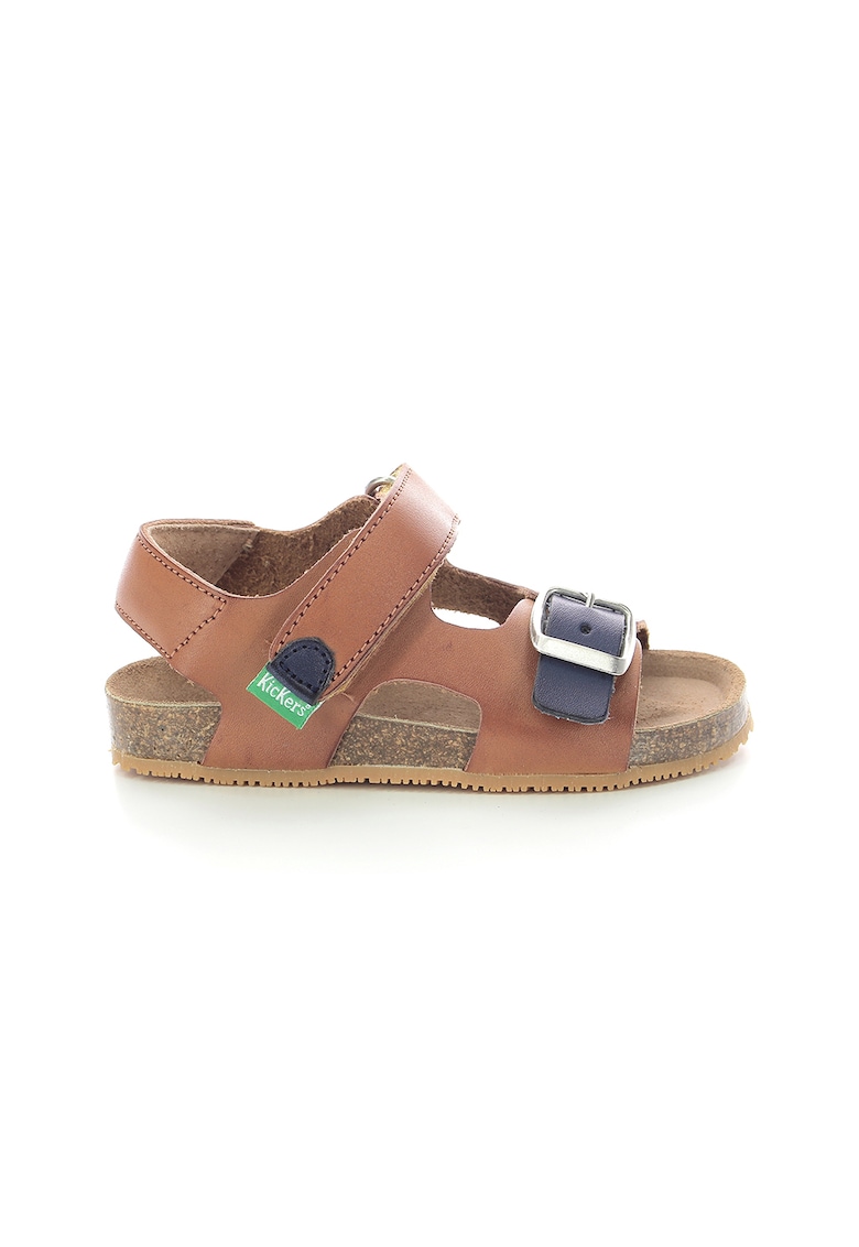 Sandale din piele ecologica cu inchidere velcro fashiondays.ro imagine noua 2022