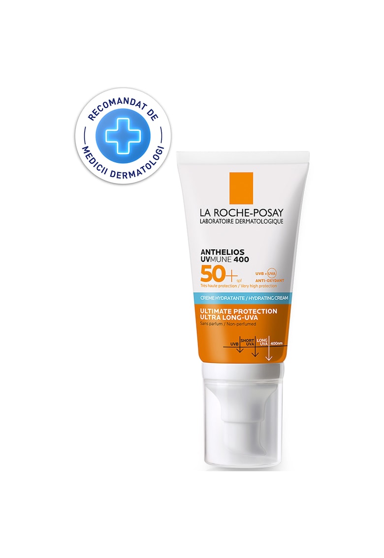 Crema hidratanta cu protectie solara pentru fata ANTHELIOS UV-MUNE400 SPF 50+ - 50 ml