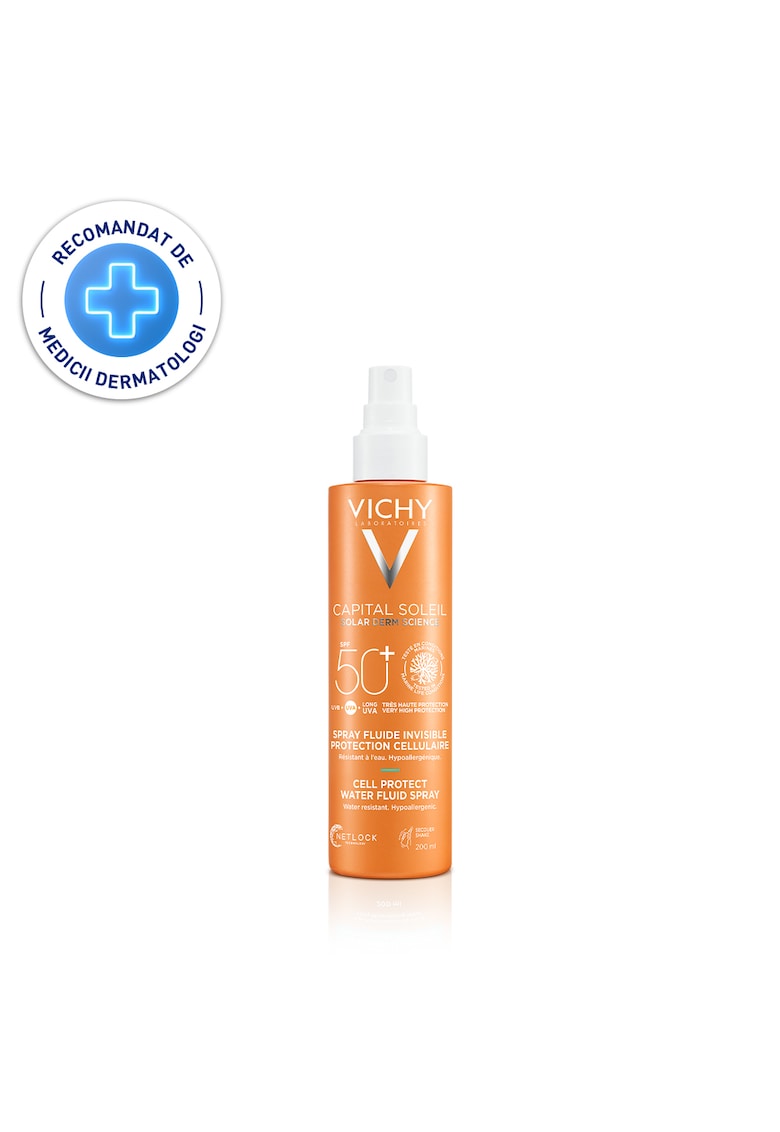 Spray fluid invizibil protectie solara pentru corp SPF 50+ Capital Soleil Cell Protect - 200ml