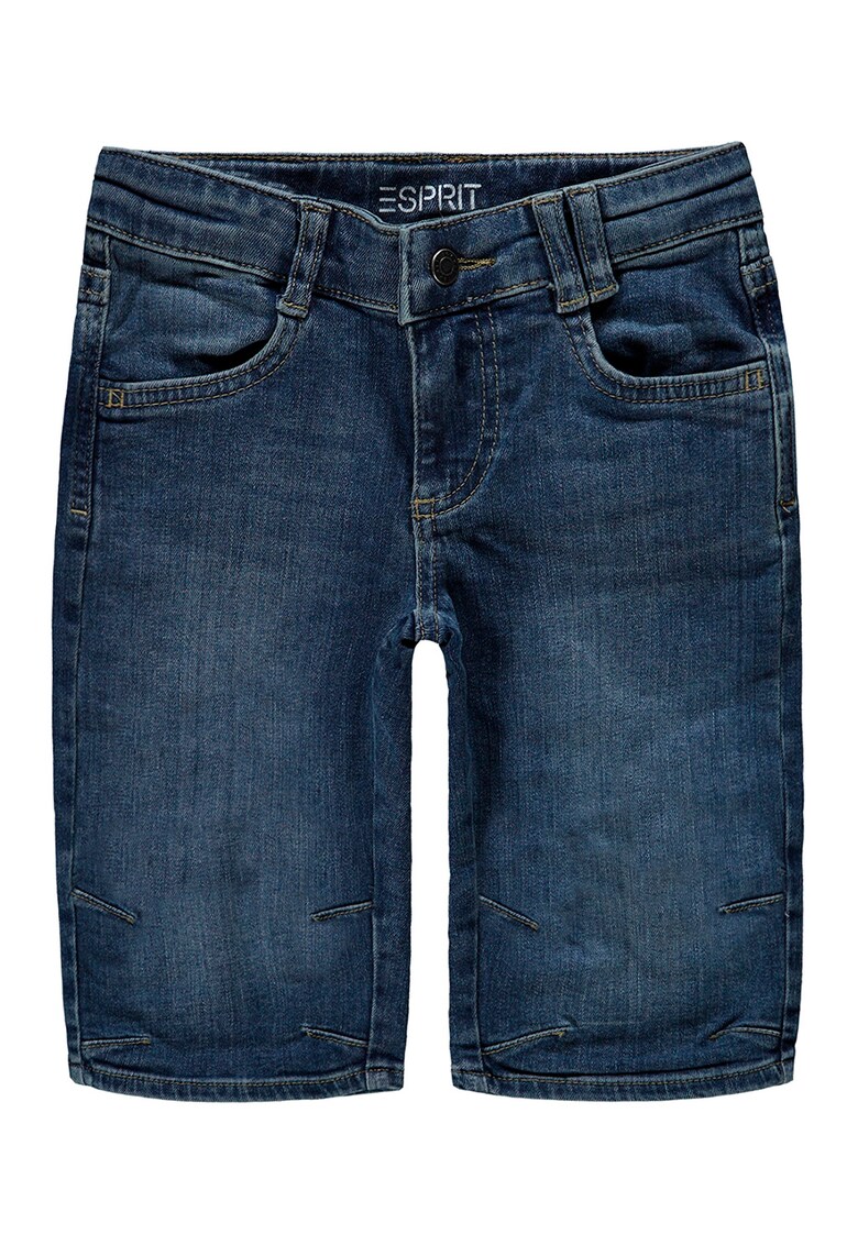 Esprit Bermude de denim cu talie medie