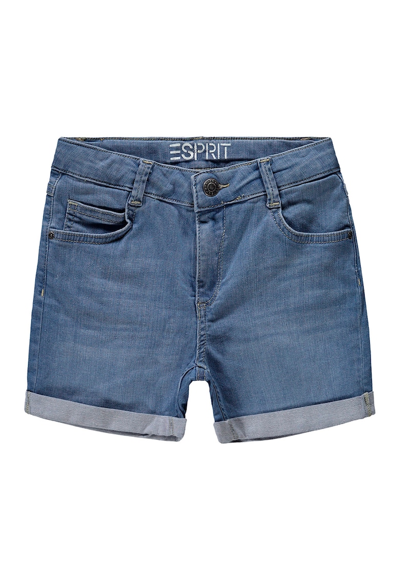 Pantaloni scurti de denim cu 5 buzunare