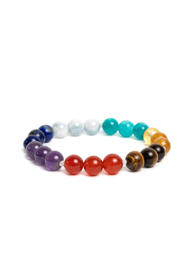 Bratara 7 Chakre Makara - din cristale - - Multicolor