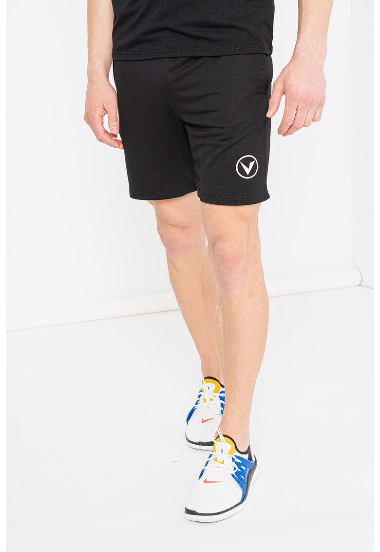 Pantaloni scurti cu detaliu logo pentru fitness Patrick