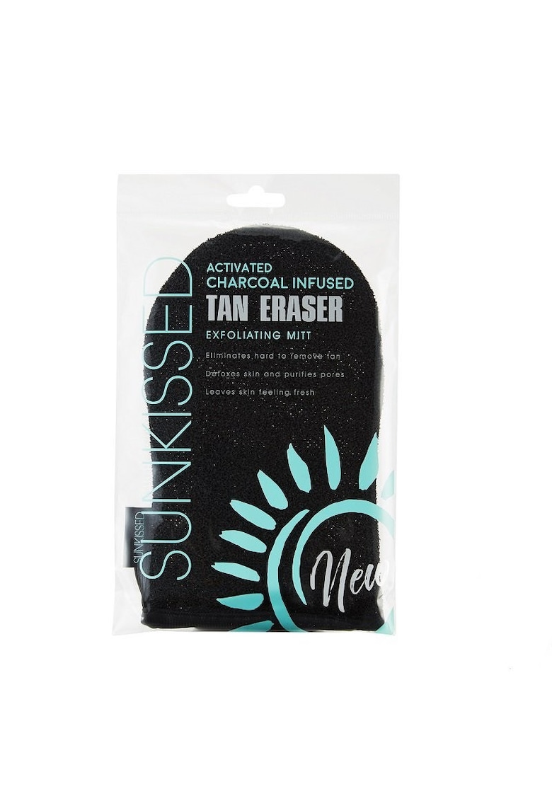 Manusa pentru Exfoliere si Indepartare Autobronzant - Charcoal Infused