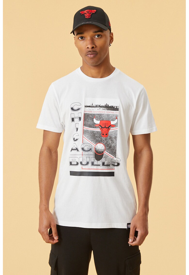 Tricou de bumbac cu imprimeu foto Chicago Bulls Court fashiondays.ro  Imbracaminte