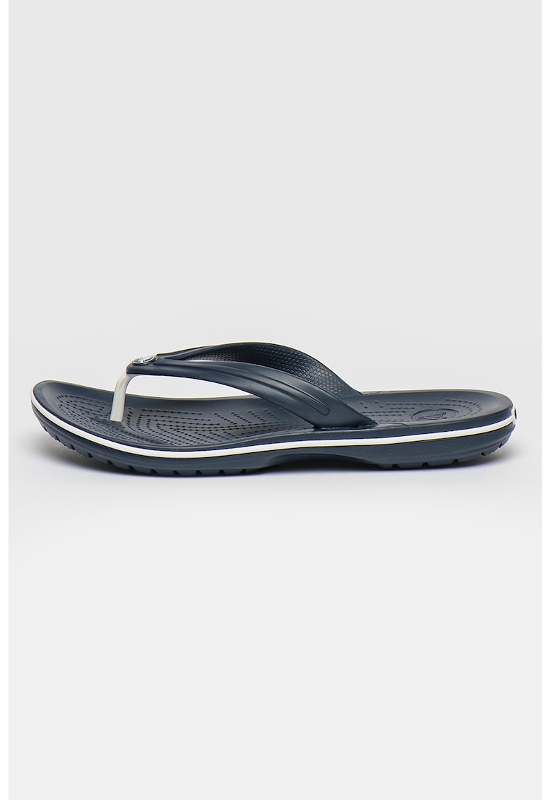 Papuci flip-flop unisex de cauciuc Crocband - Bleumarin